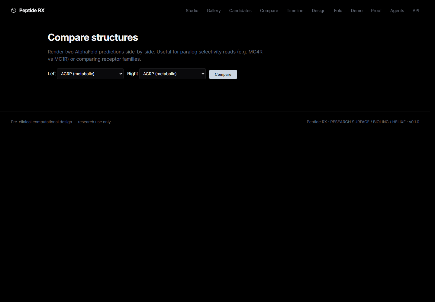 Compare screenshot