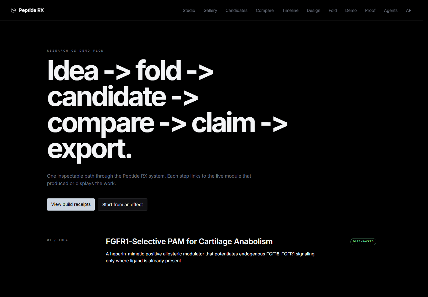 Demo Flow screenshot