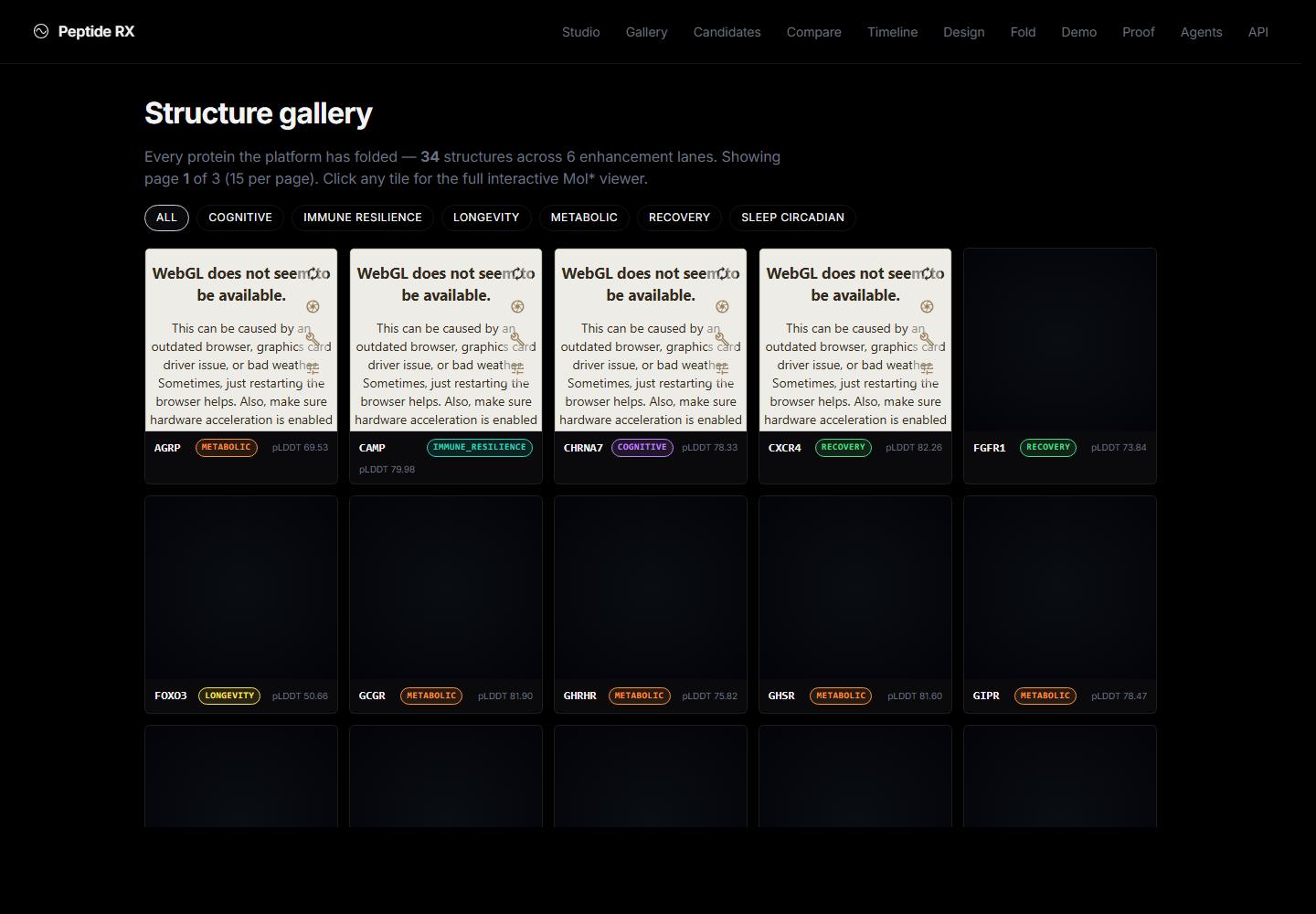 Structure Gallery screenshot